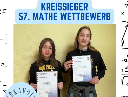 2 Kreissieger 57. Mathe Wettbewerb