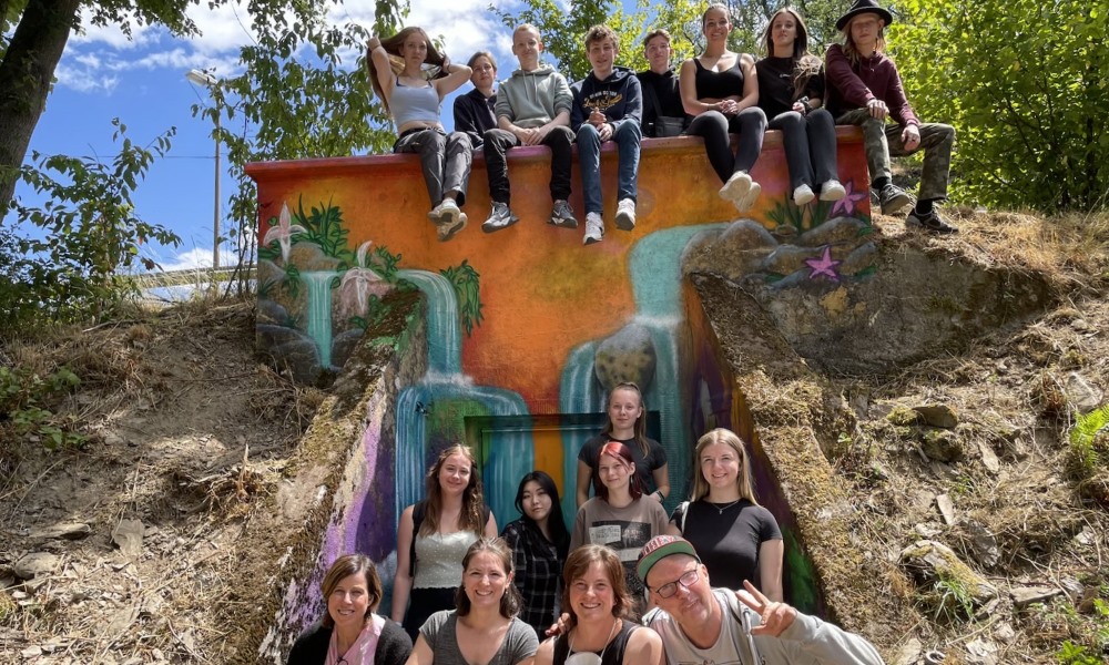‚Weilrod wird bunt‘ – Graffitiprojekt mit der Gemeinde Weilrod